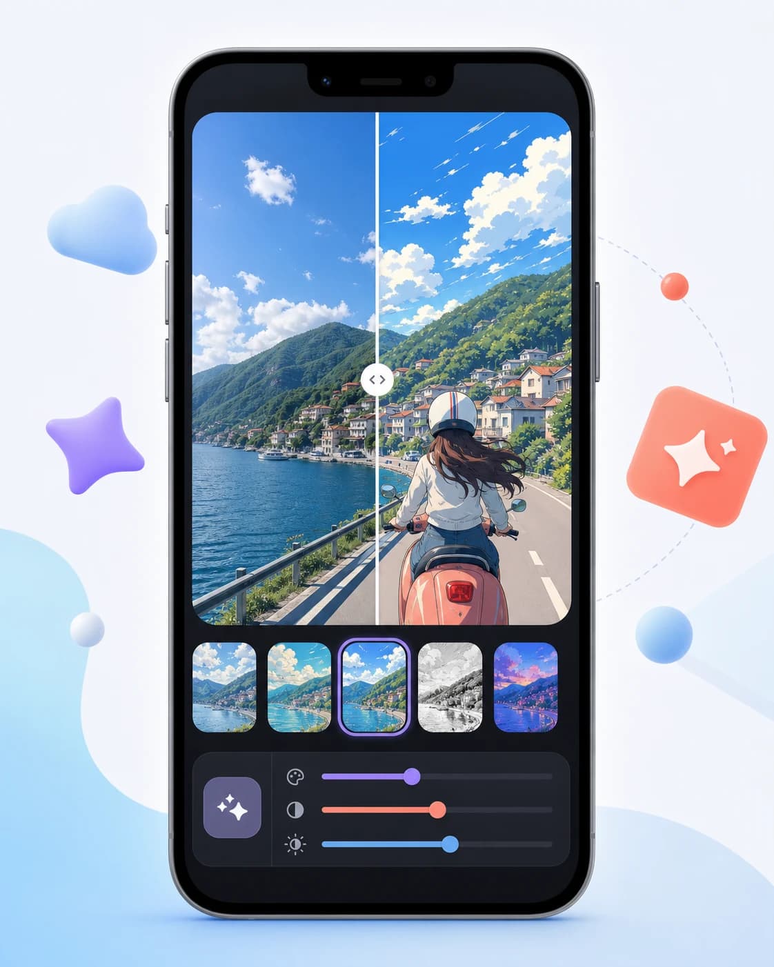 Anime Converter preview in Video Eraser