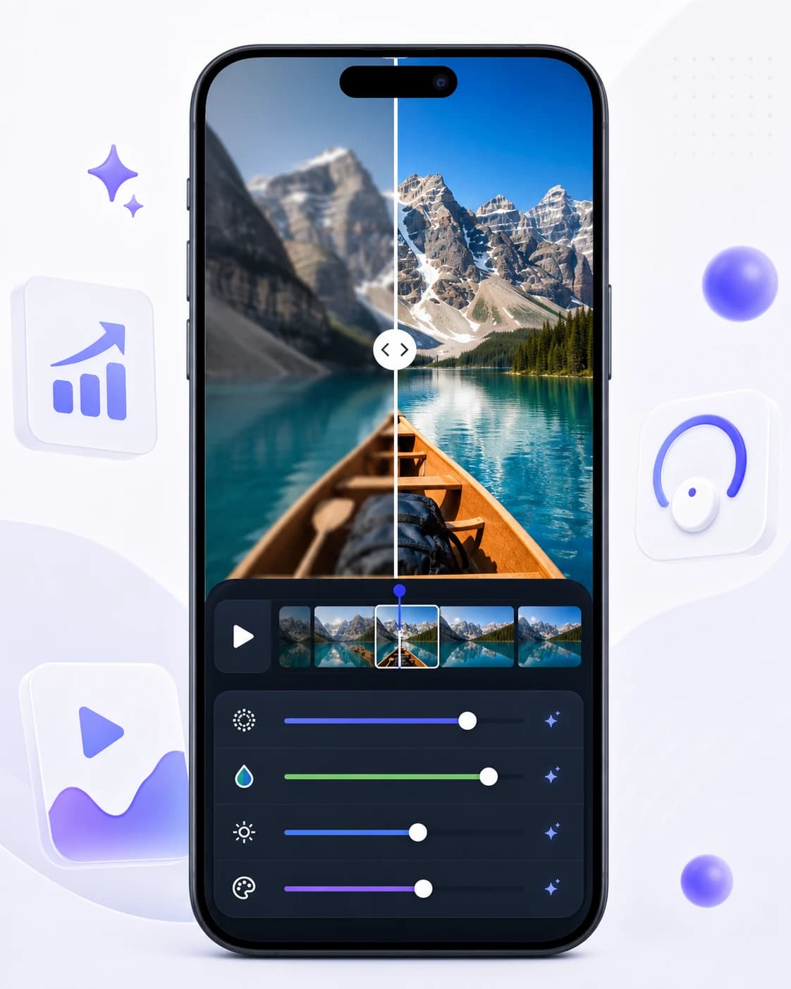 Video Enhancer preview in Video Eraser