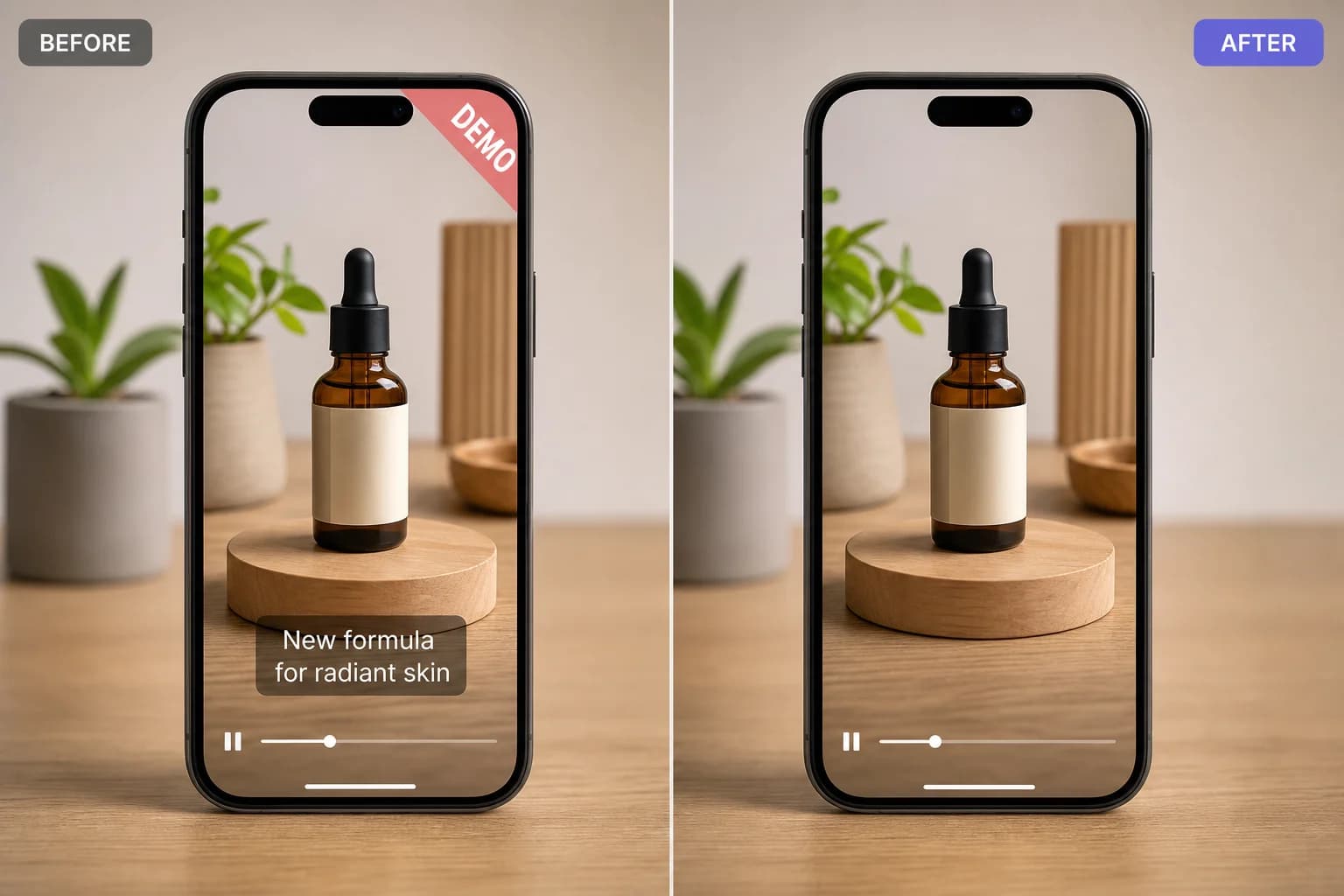 Object removal examples for cleaner videos gallery example 3