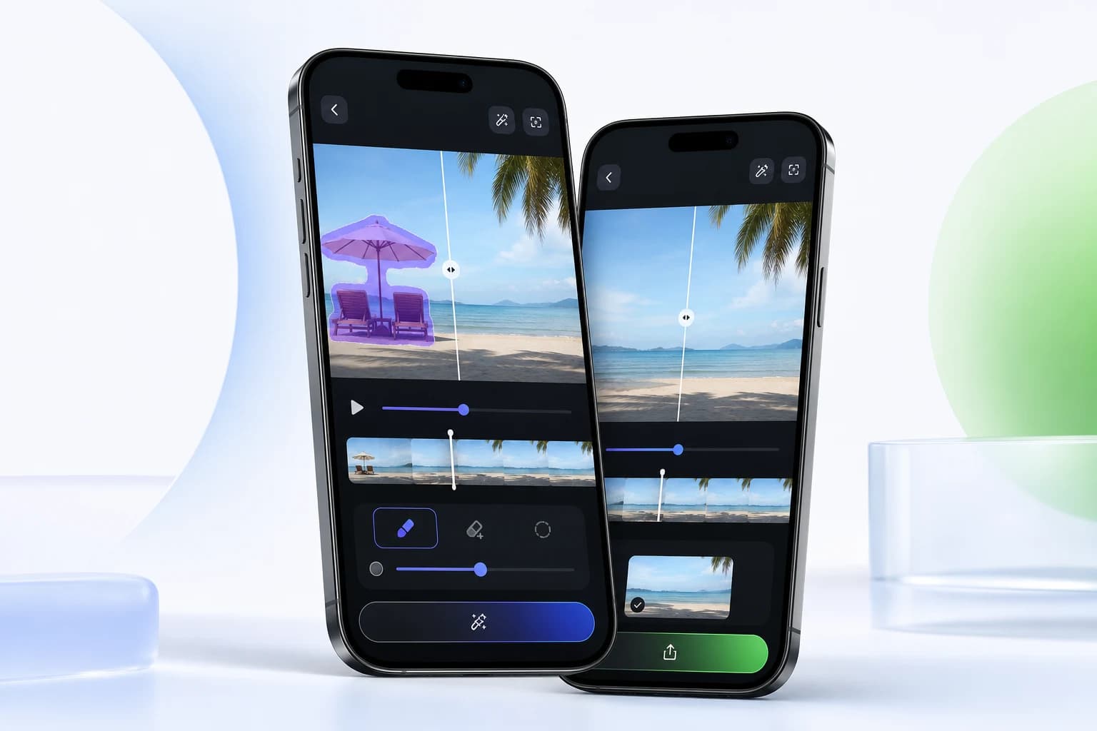 Video Eraser app interface preview